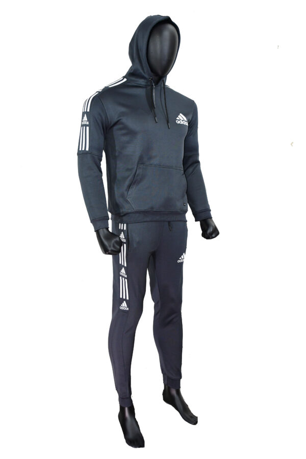 Adds Premium Winter Track suit with hoodie Micro Fleece - Grey