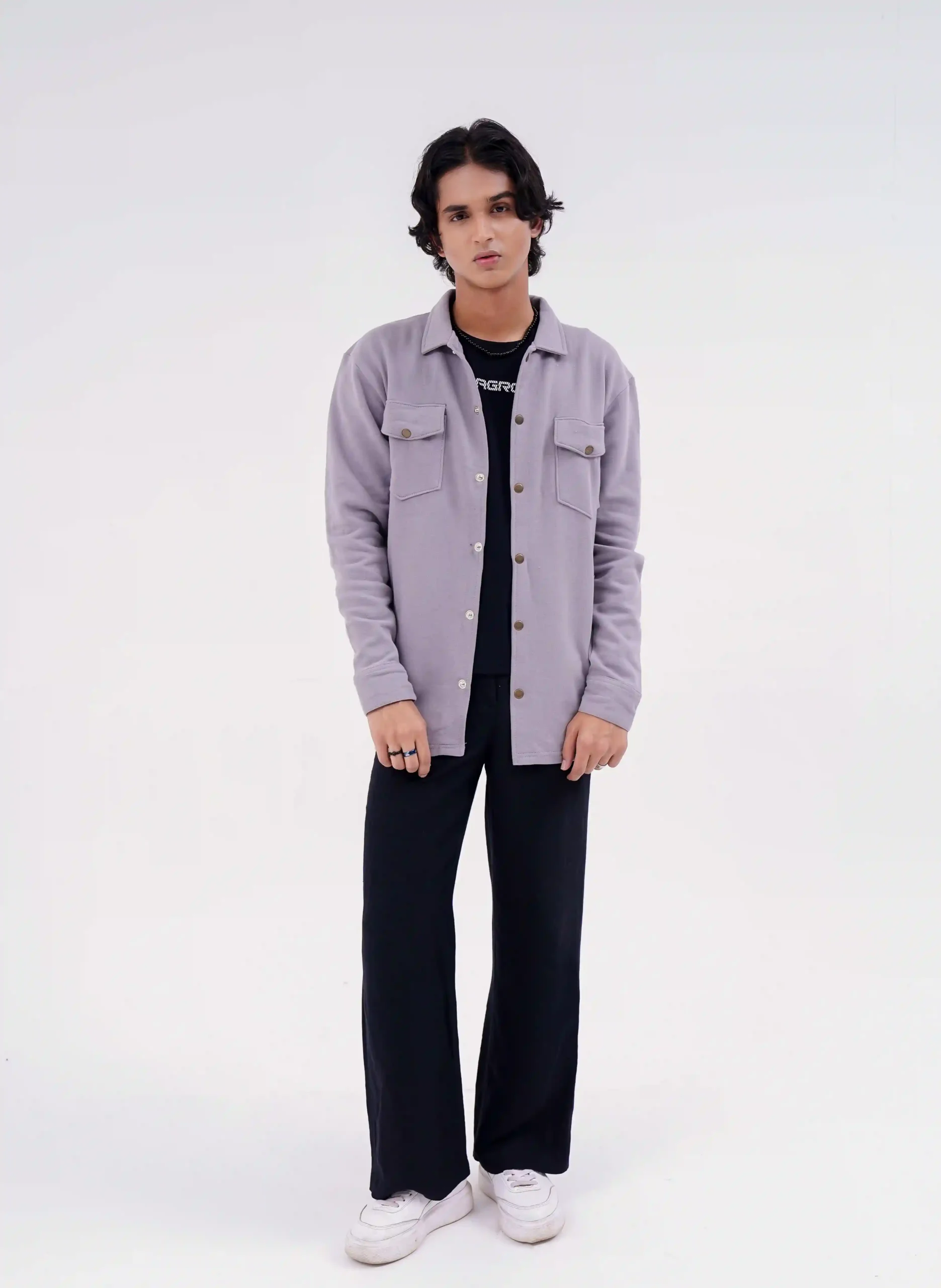 Shacket Light Grey