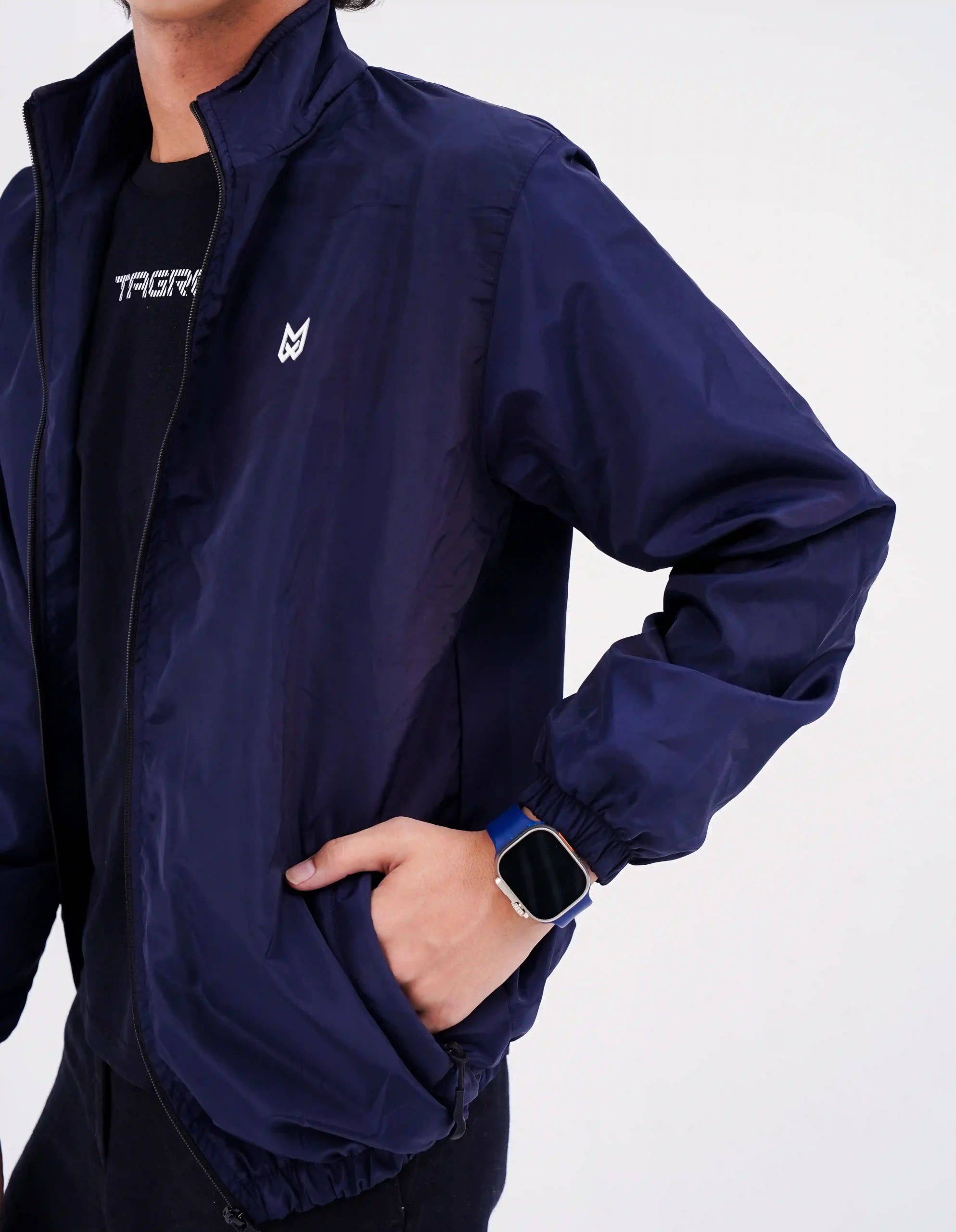 Blue Wind breaker Jacket - MARX - Image 2