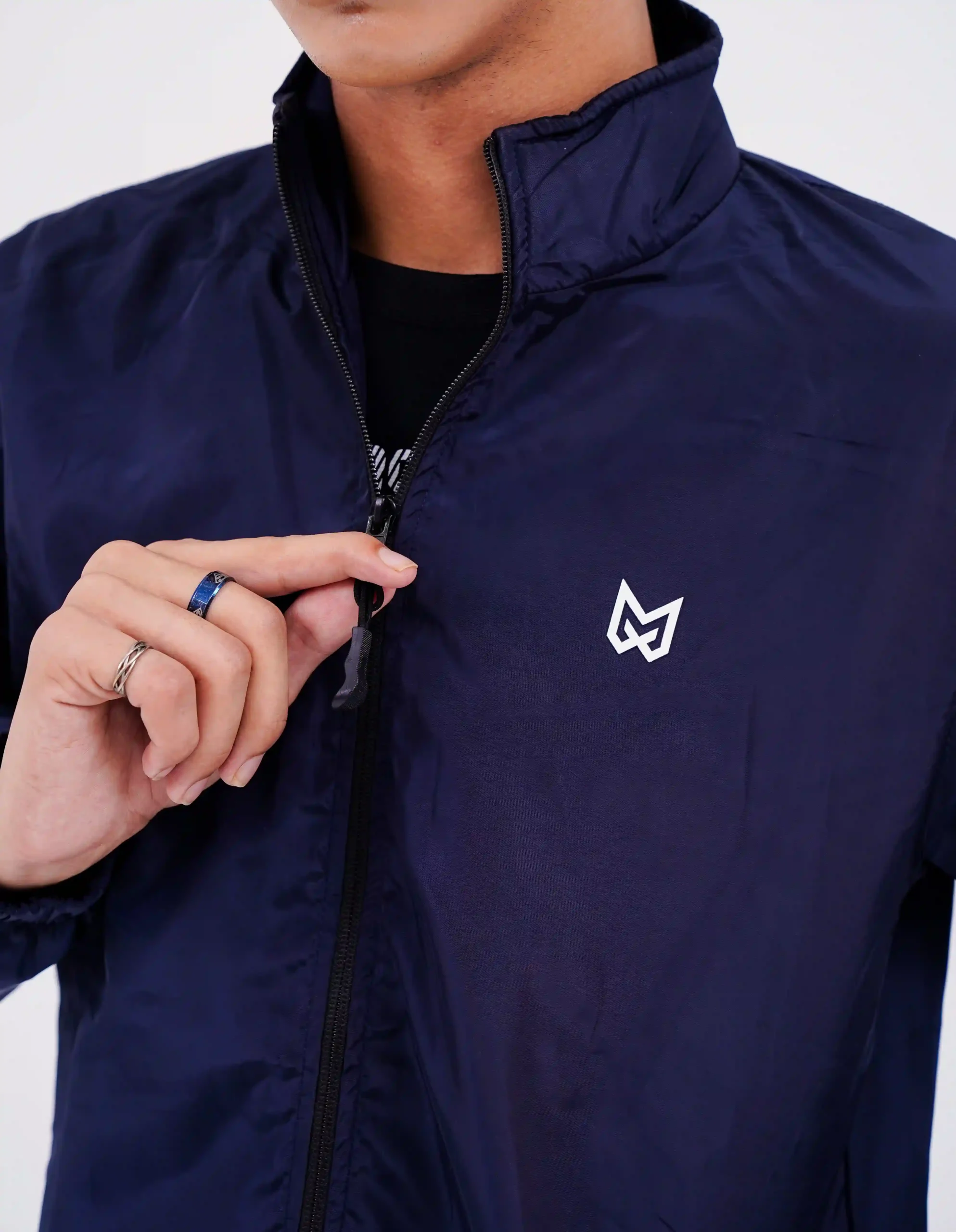 Blue Wind breaker Jacket - MARX - Image 3
