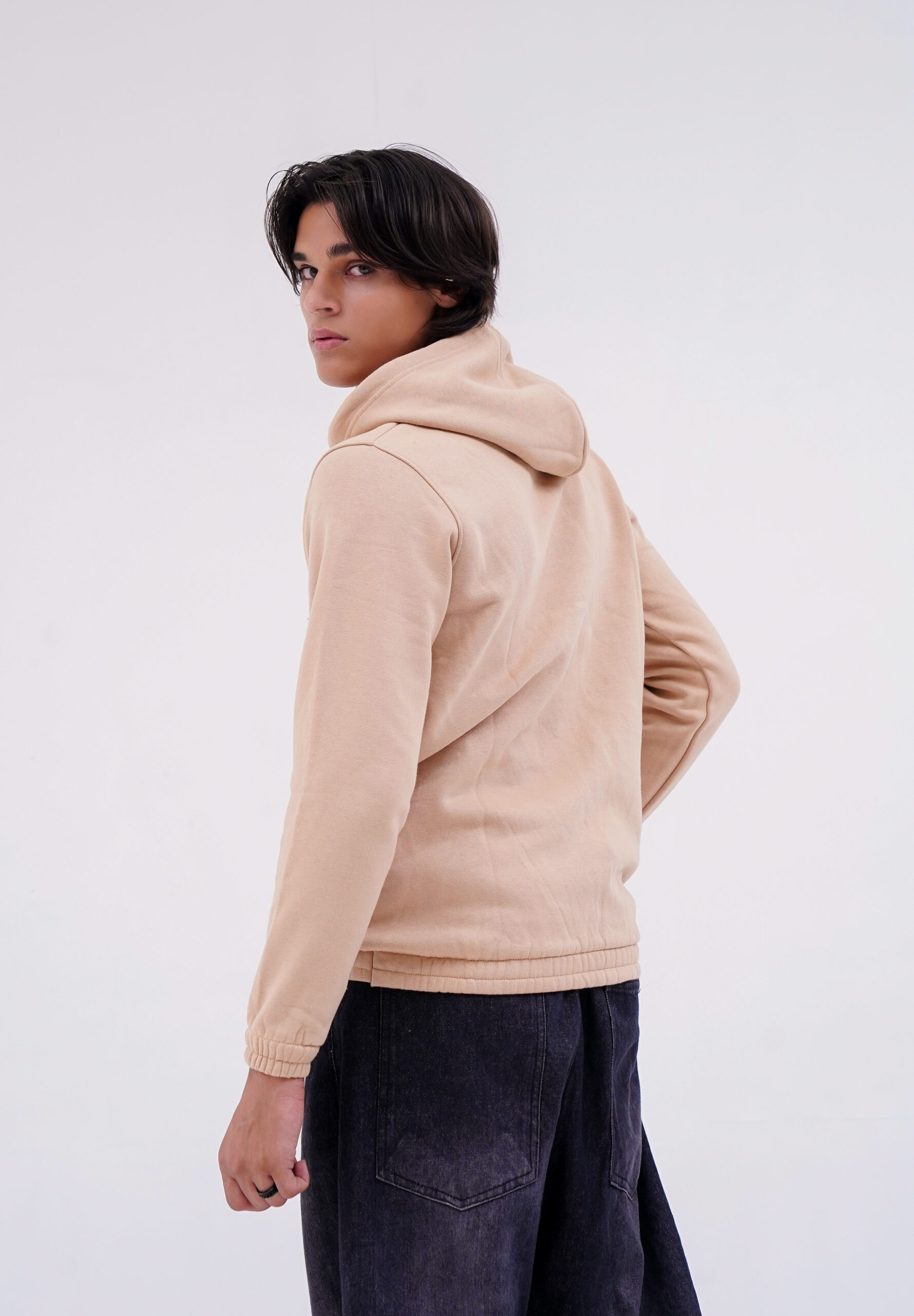 Classic Champion Hoodie - Nude - Image 5