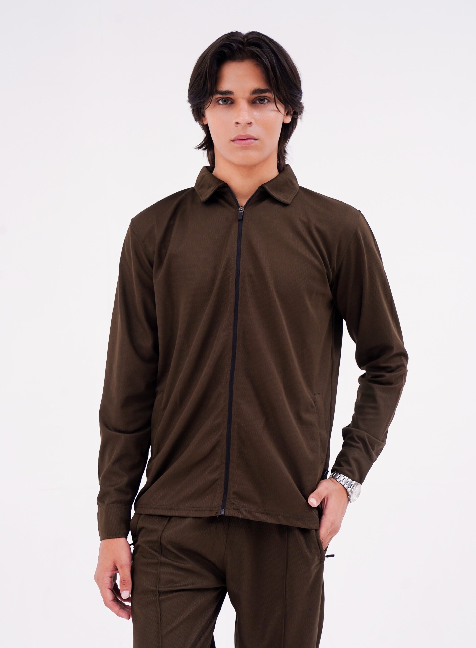 Zip Flow Co-ord Set Green - Image 4