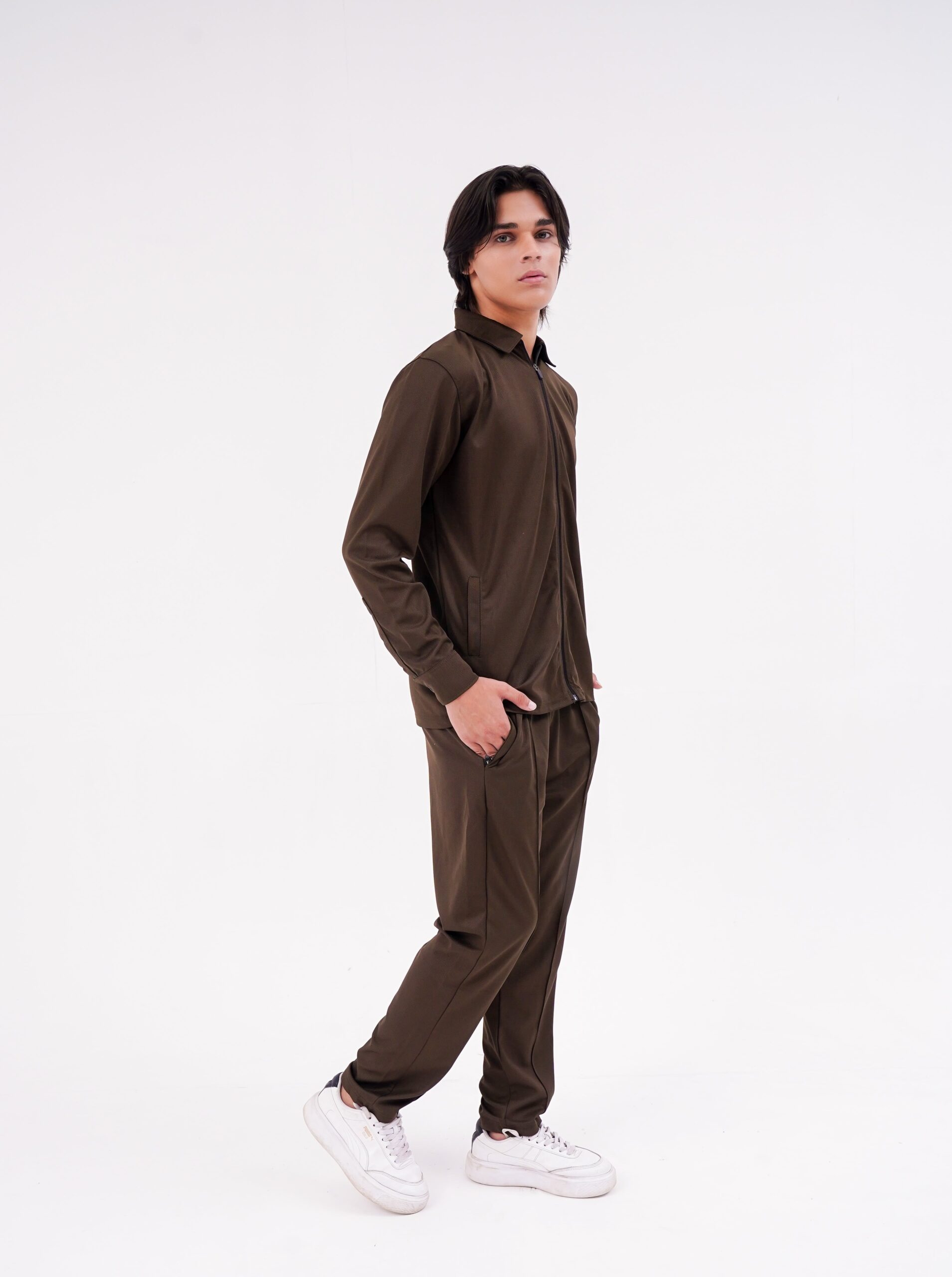 Zip Flow Co-ord Set Green - Image 3