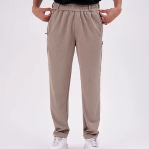 Flow belt Bottom Cuff Trouser - Beige