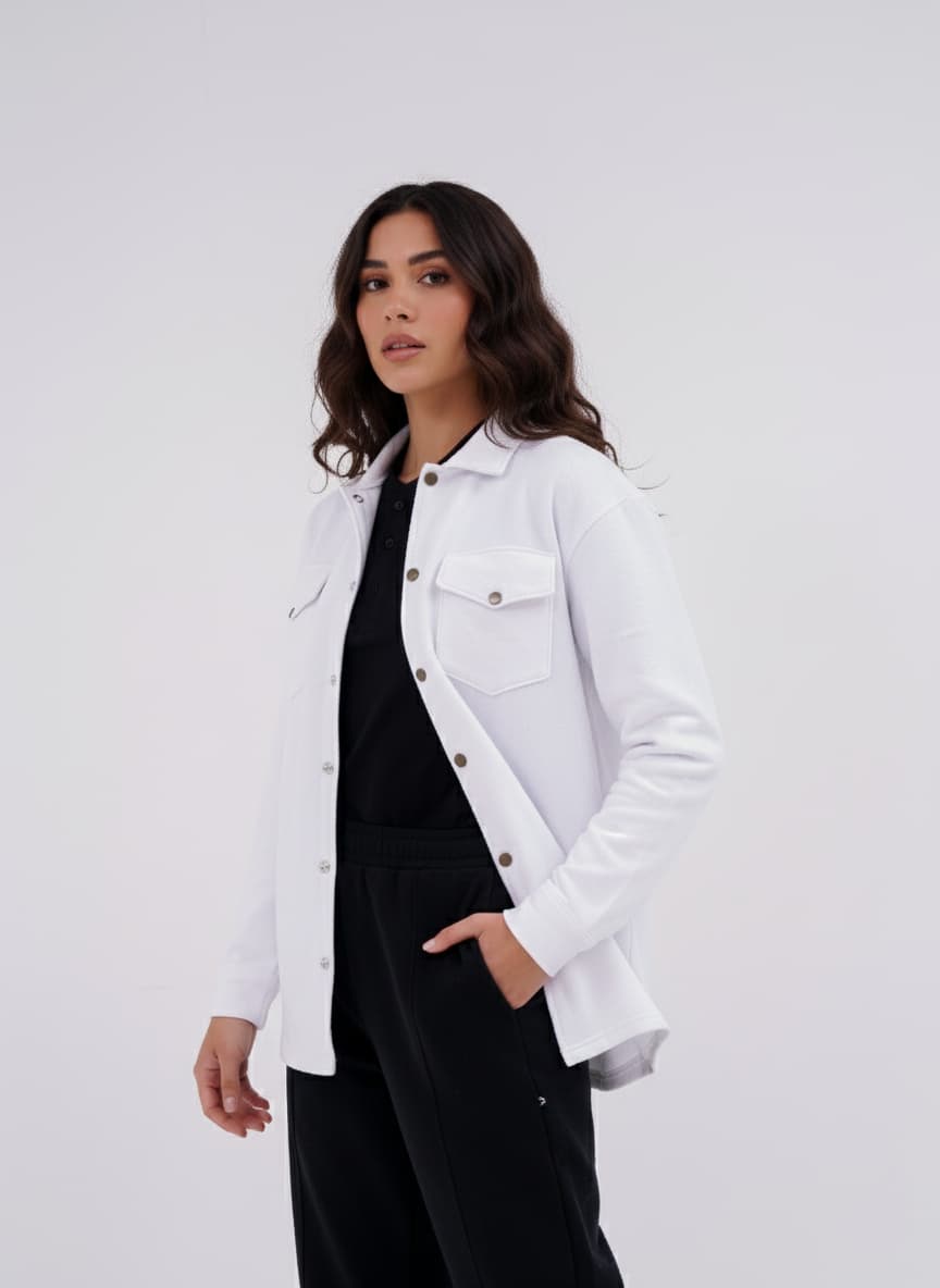 Shacket White