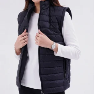 Black Puffer Gilet - MARX