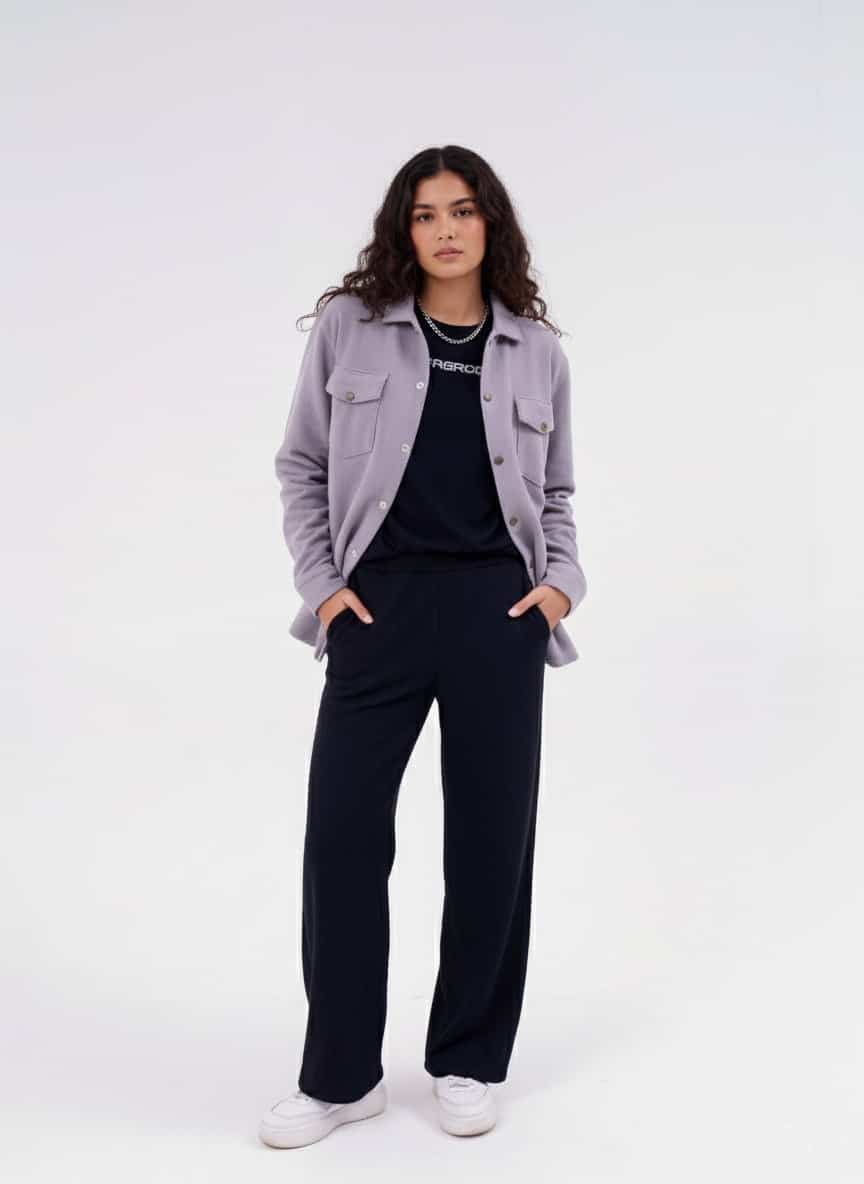 Shacket Light Grey