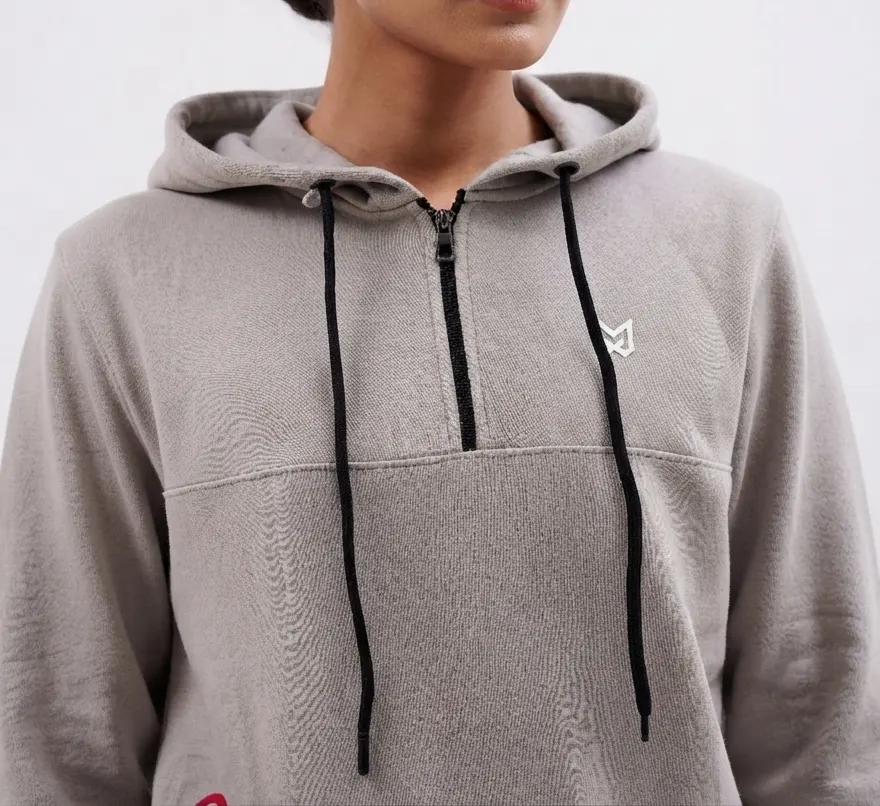 Classic Champion Hoodie - Grey - Image 3
