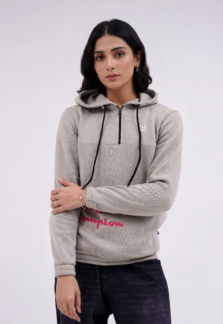 Classic Champion Hoodie - Grey