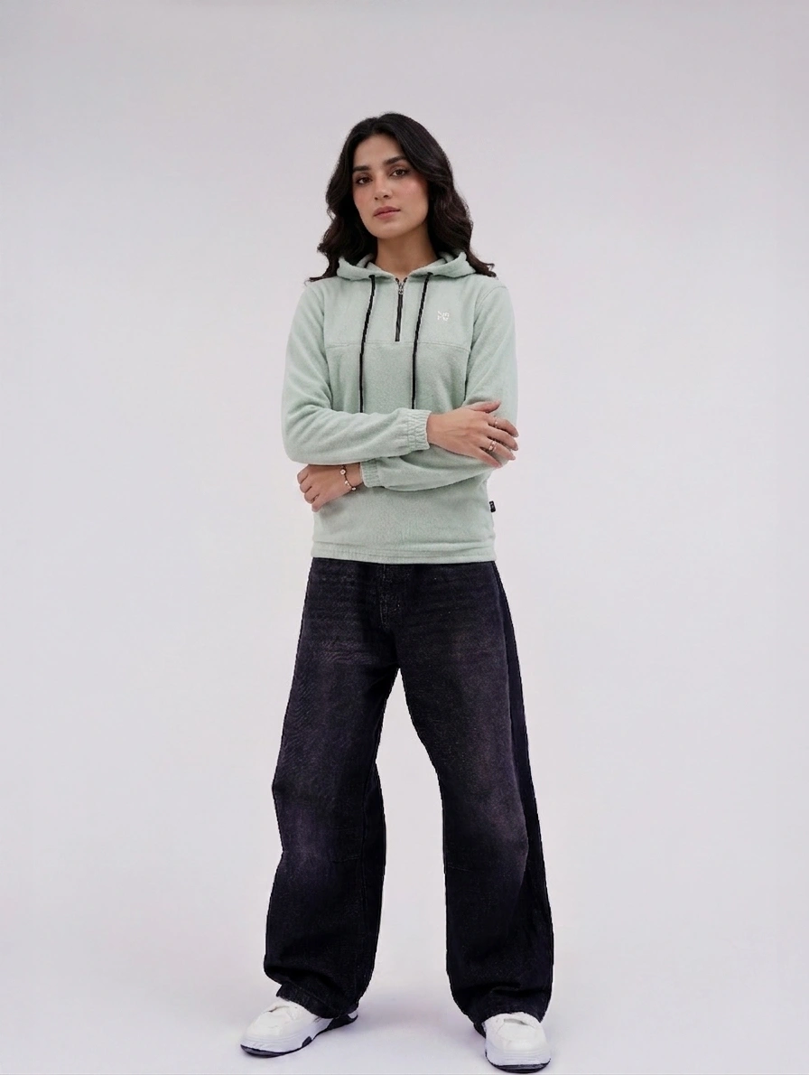 Classic Champion Hoodie - Mint Green - Image 2
