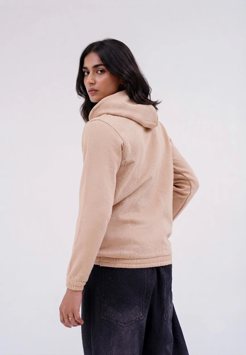 Classic Champion Hoodie - Nude - Image 2