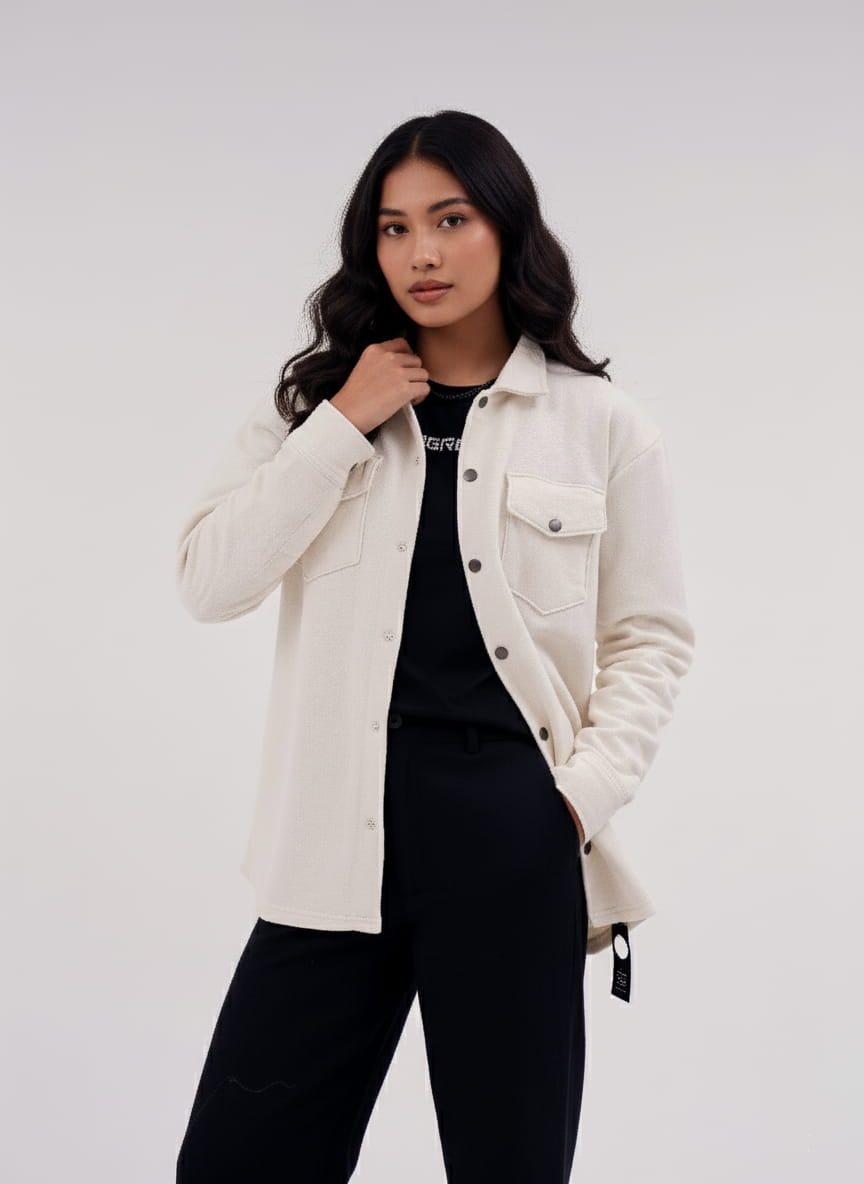Shacket Off White - Image 2