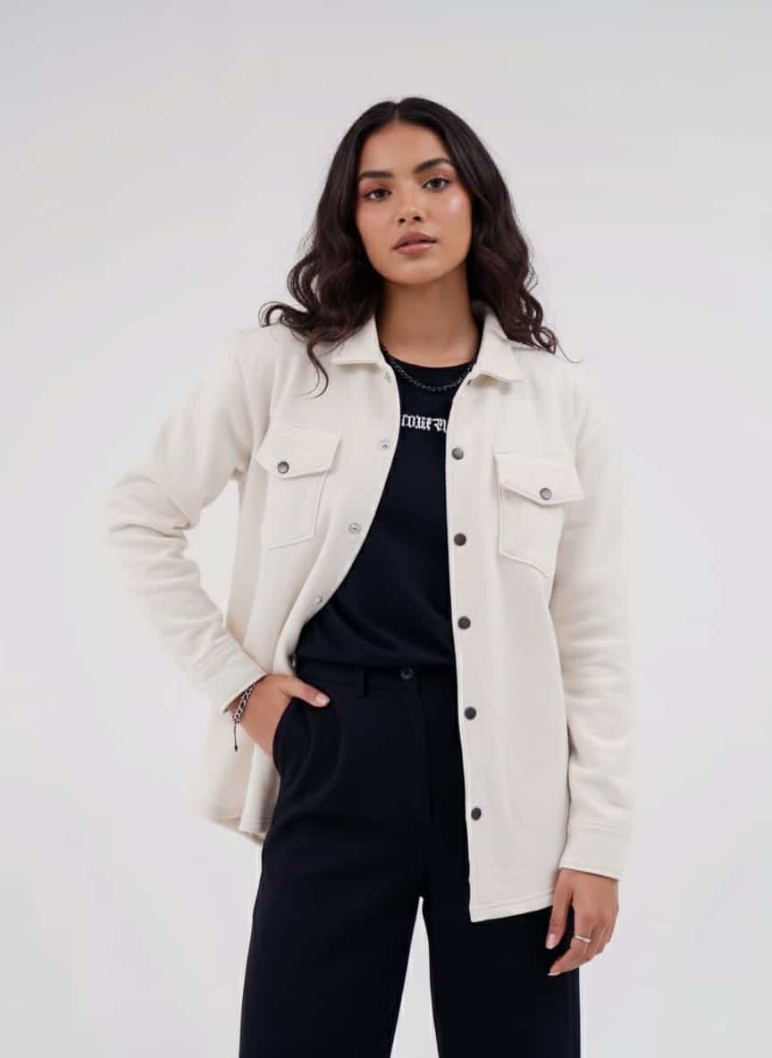 Shacket Off White - Image 3