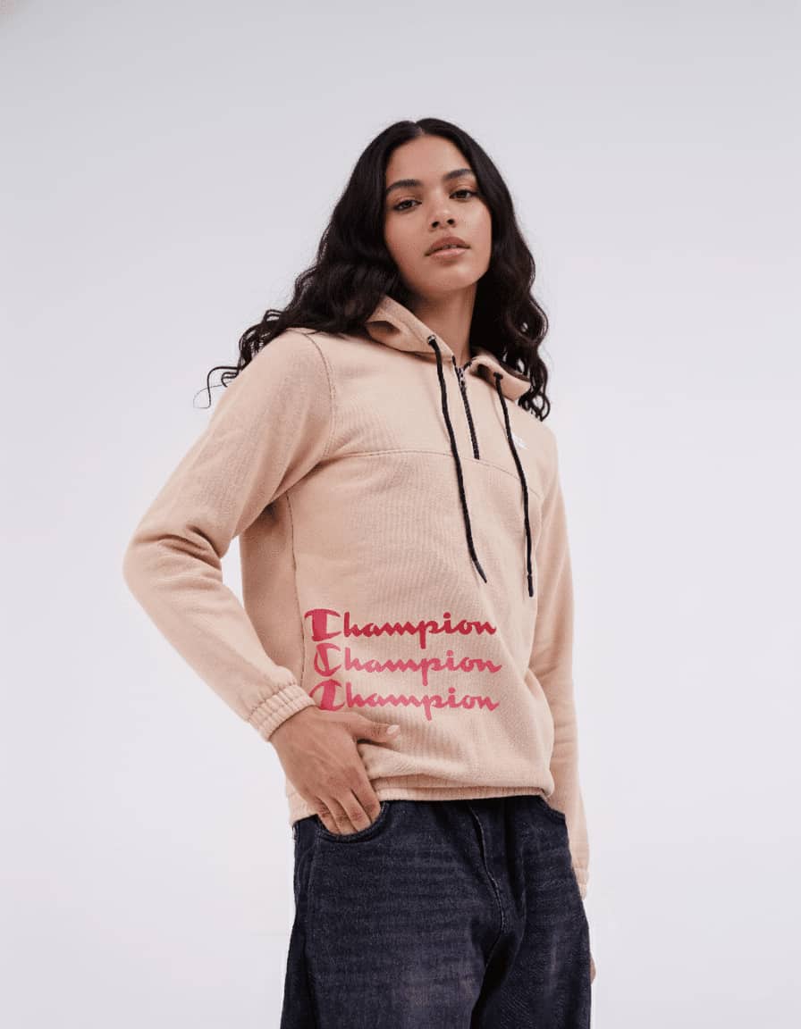 Classic Champion Hoodie - Nude