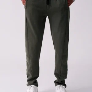 Front plate fleece trouser - Olive