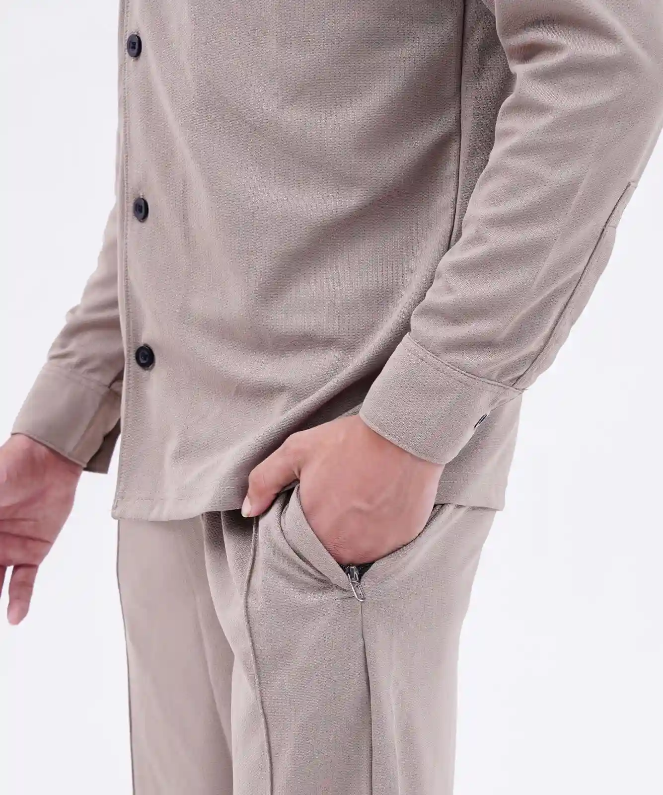 Aura Co-ord Set Beige - Image 8