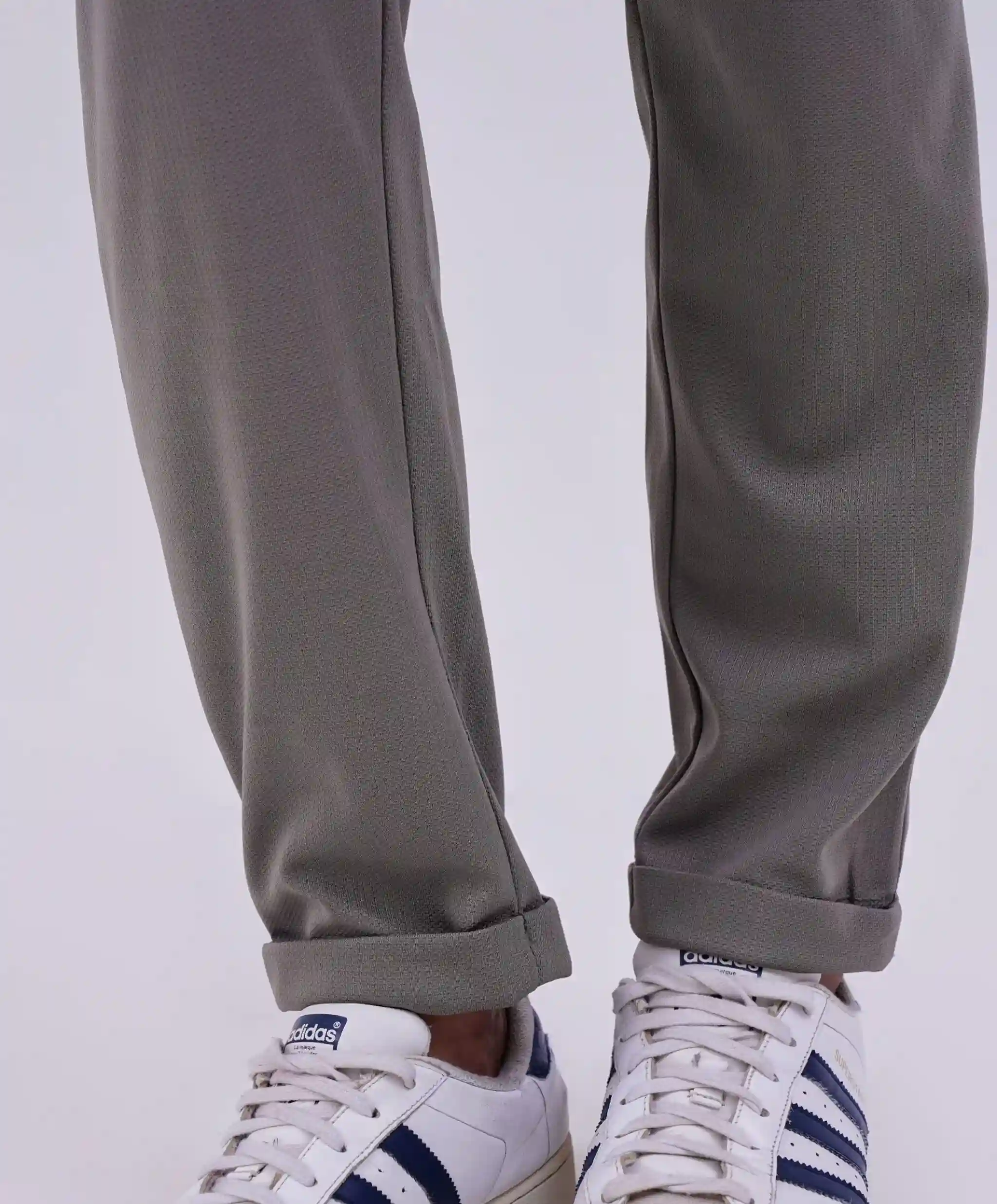 Flow belt Bottom Cuff Trouser - Grey - Image 3