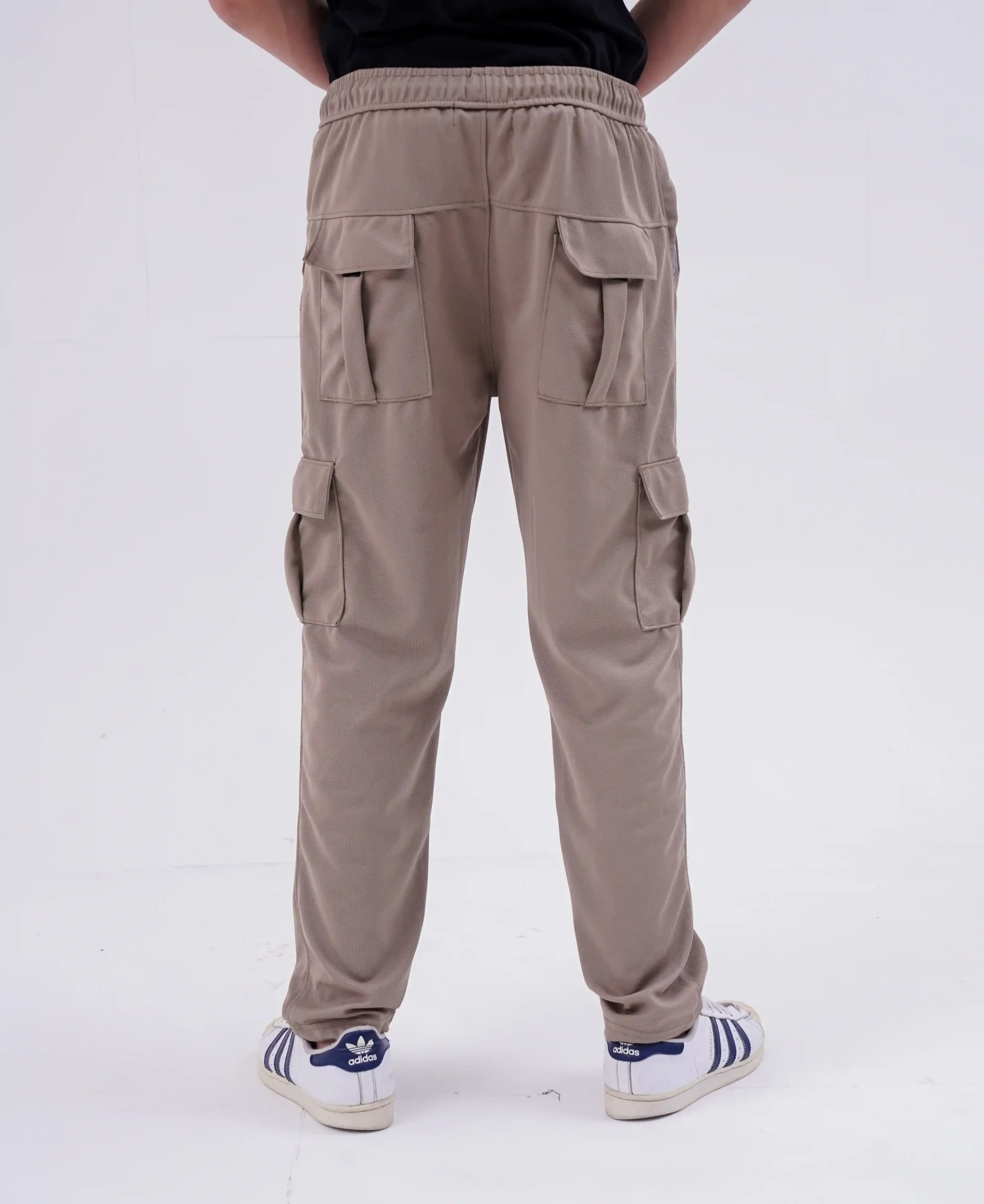 Baggy Cargo Trouser - Beige - Image 2