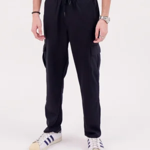 Baggy Cargo Trouser - Black
