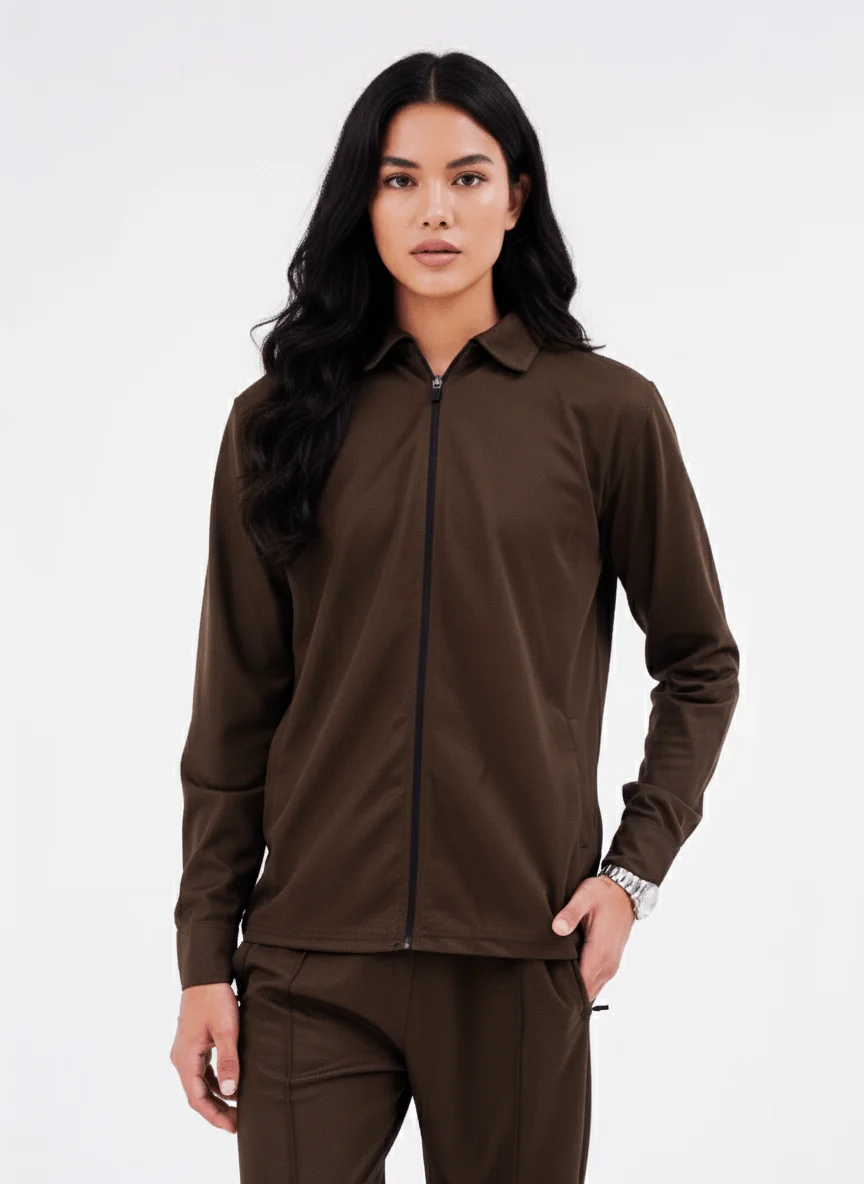 Zip Flow Co-ord Set Green - Image 2
