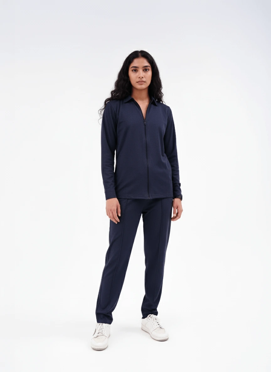 Zip Flow Co-ord Set Blue
