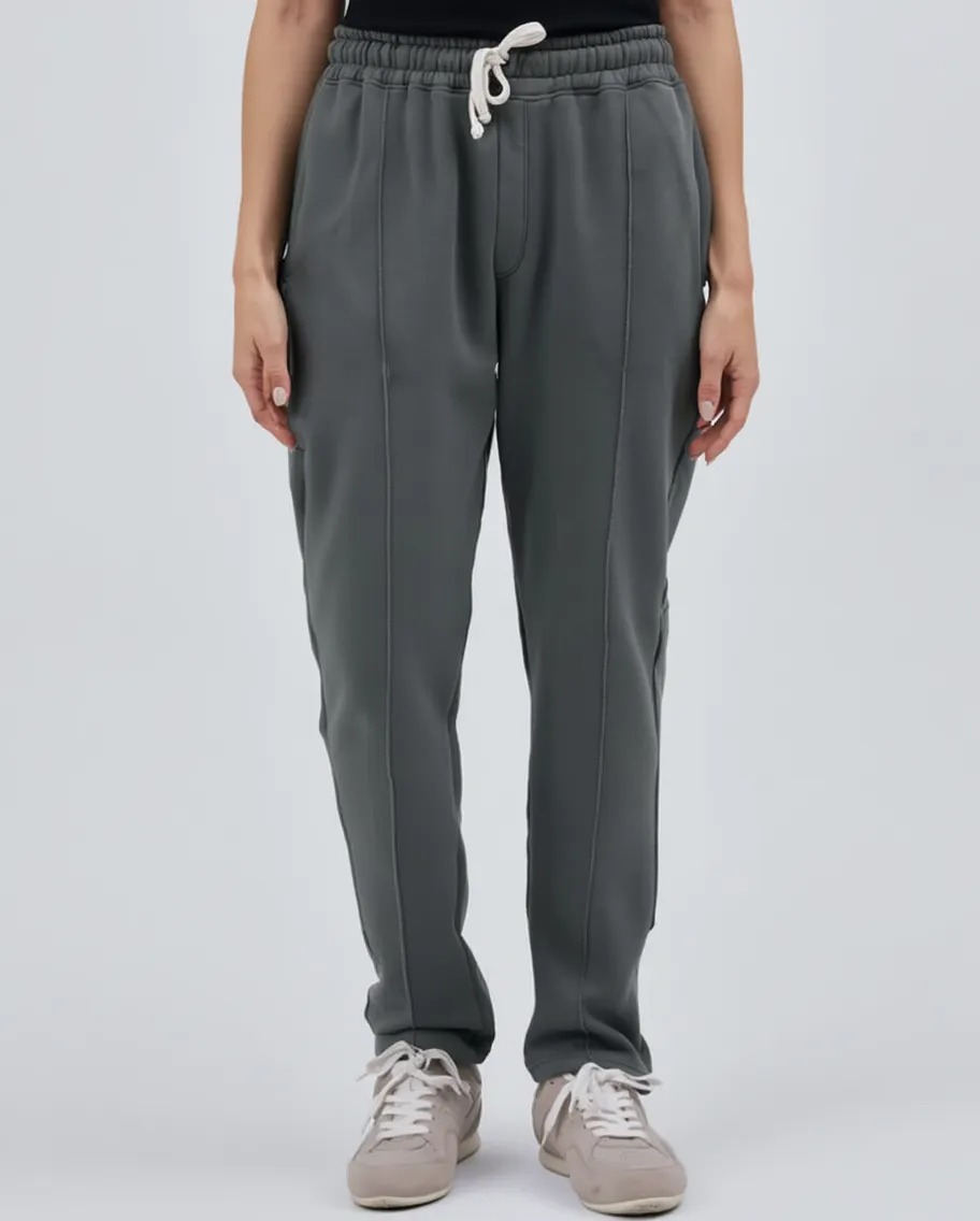 Front Stitch Fleece Trouser – Olive