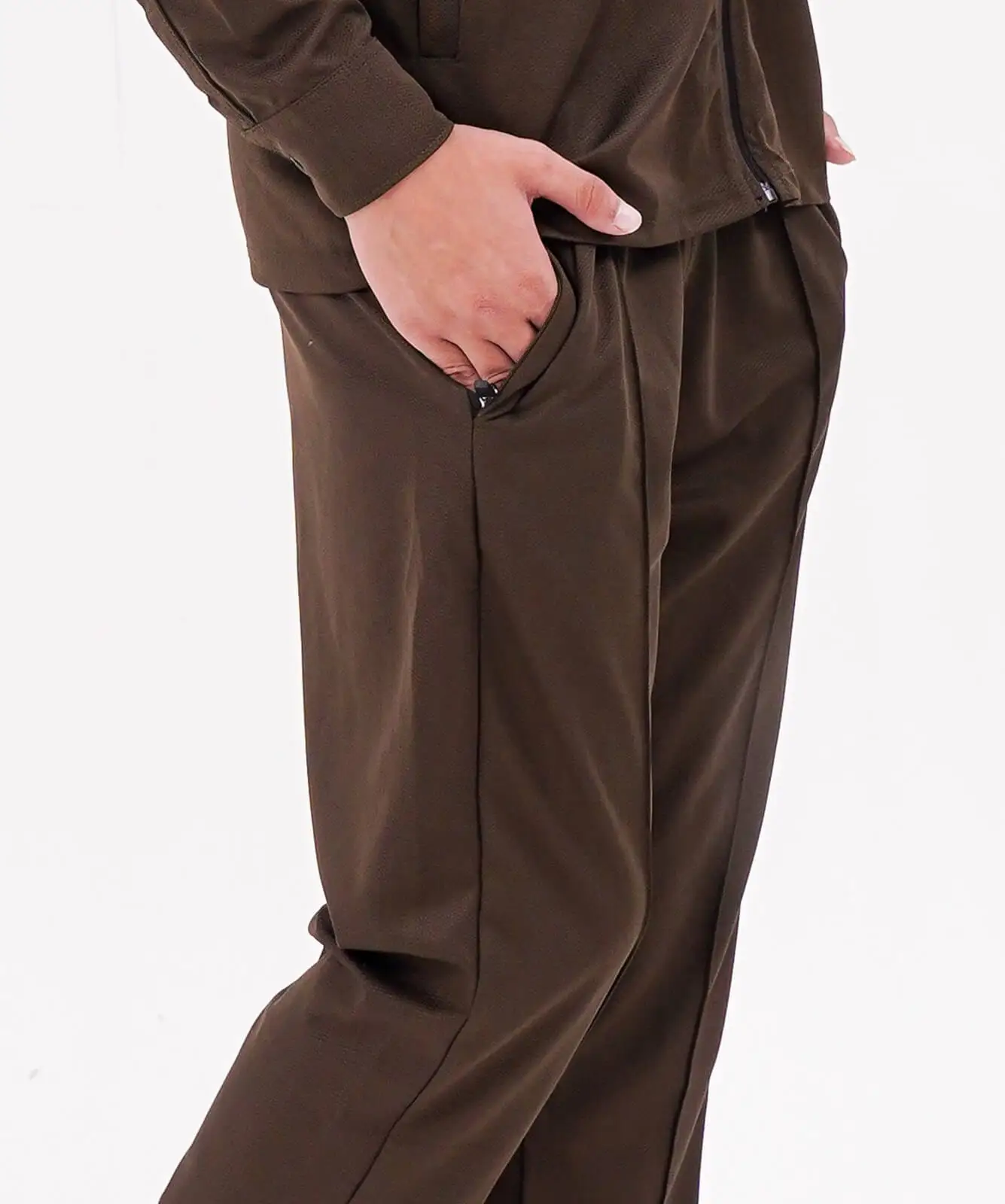 Zip Flow Co-ord Set Green - Image 7