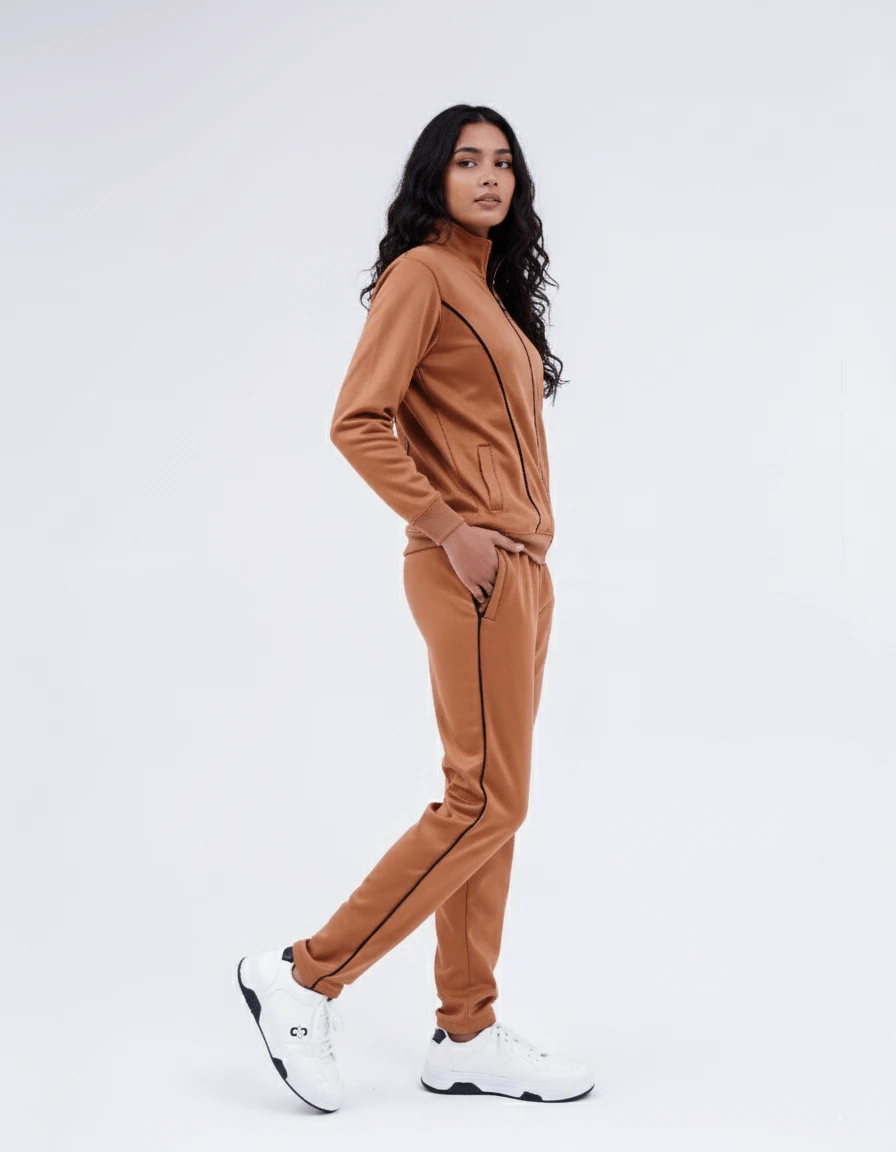 Dynamic Brown Winter Tracksuit - MARX - Image 2