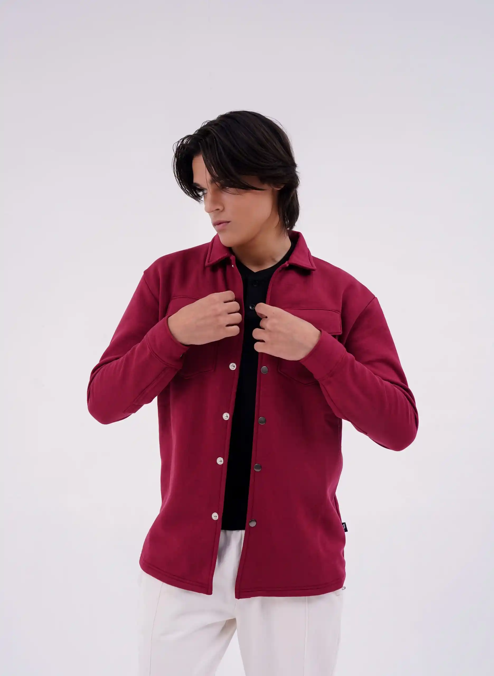 Shacket Maroon - Image 4