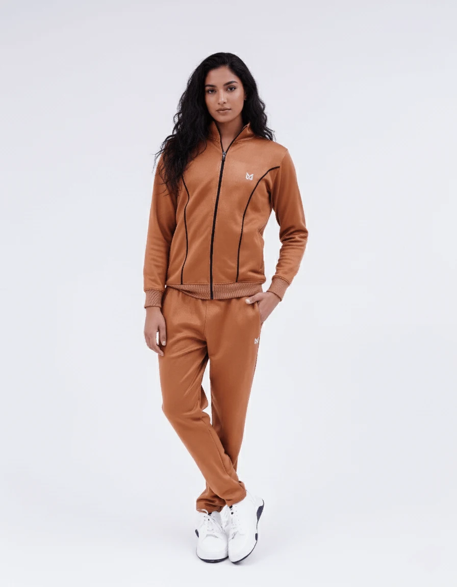 Dynamic Brown Winter Tracksuit - MARX
