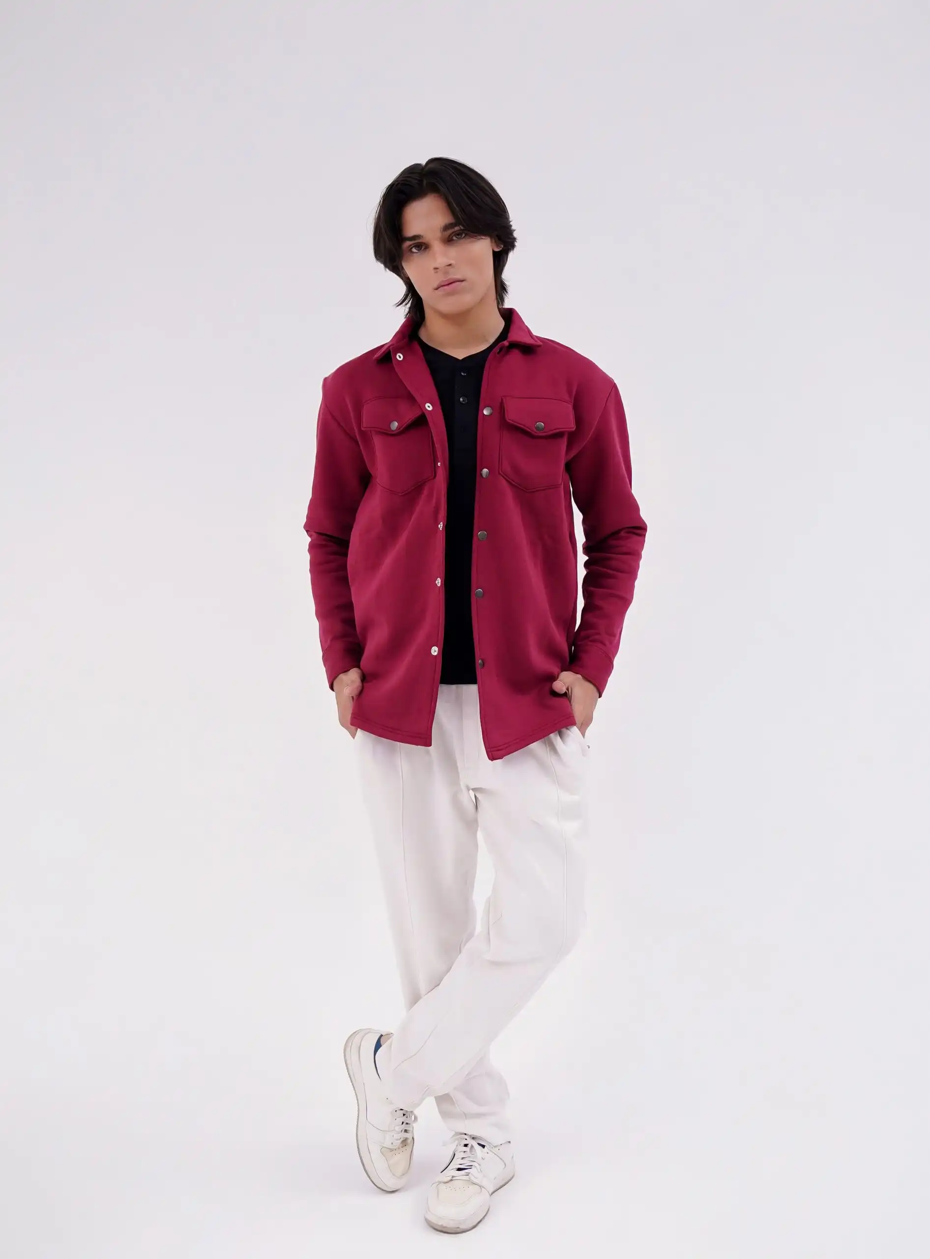 Shacket Maroon - Image 5