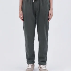 Front Stitch Fleece Trouser - Olive