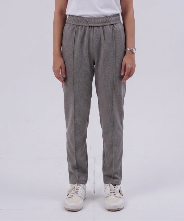 Flow belt Bottom Cuff Trouser - Grey