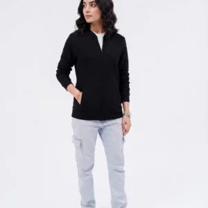 Formal Bomber Jacket - Black