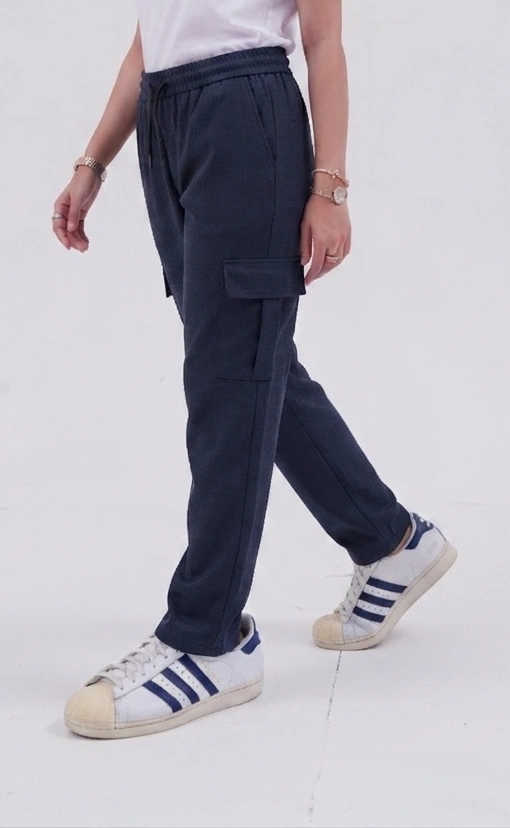 Baggy Cargo Trouser - Charcoal