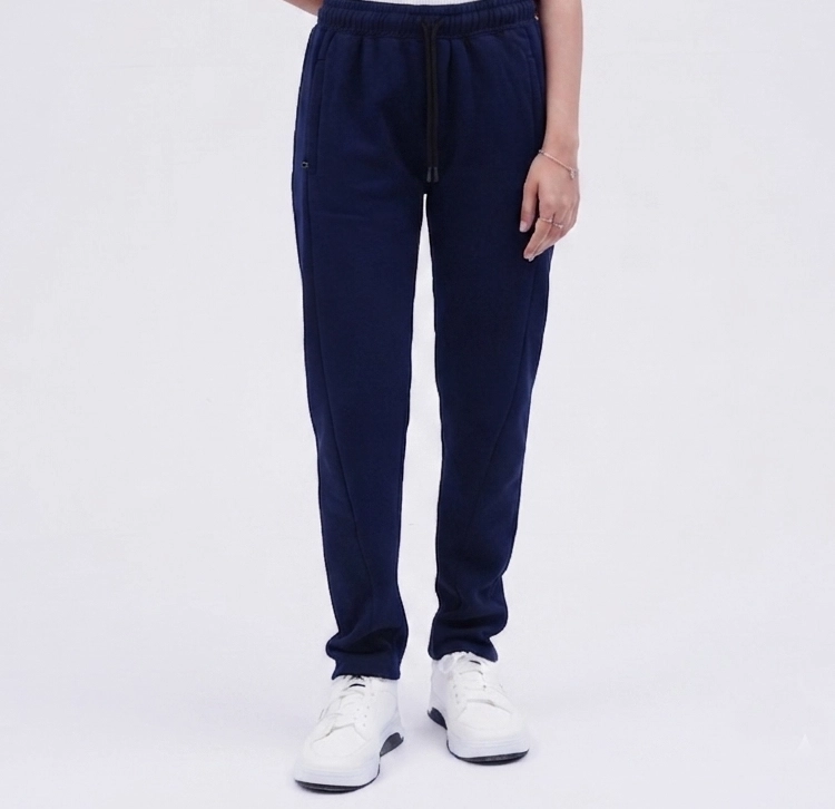Front plate fleece trouser - Blue