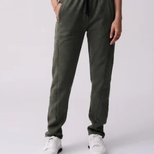 Front plate fleece trouser - Olive
