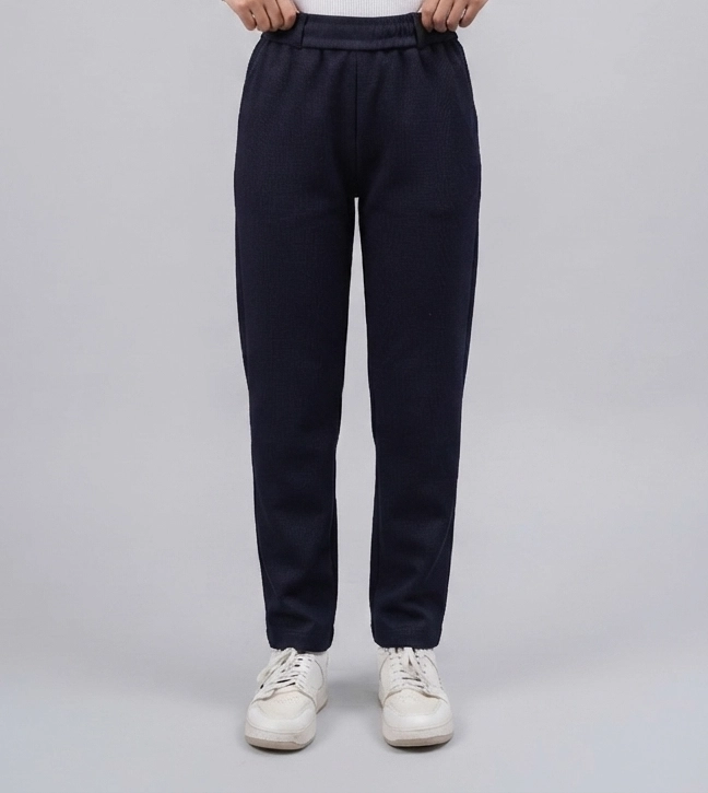 Flow belt Bottom Cuff Trouser - Black